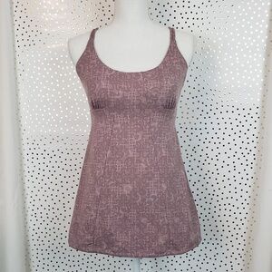 Patagonia Purple Cross Back Drawstring Tank